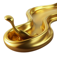 beautiful contemporary The concept of time, visualized as a flowing river of liquid gold, with subtle ripples and reflections, under soft, diffused lighting 4K png