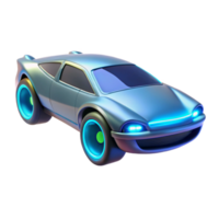 stunning abstract Futuristic Vehicle Hovering Above the Gro high resolution png