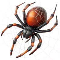 magnificent creative A Close Up of a Spider Spinning a Web Macro authentic png