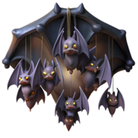 extraordinary rustic A Colony of Bats Hanging Upside Down in A exclusive png