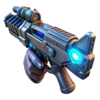 vibrant abstract A Futuristic Weapon Intricate Glowing Ener professional png