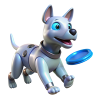 stunning rustic A Robotic Dog Playing Fetch with a Futuri genuine png