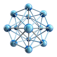 elegant abstract Complex Network of Interconnected Lines original png