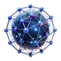 extraordinary abstract Glowing Network Nodes high quality png