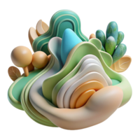 vibrant abstract An Abstract Interpretation of Nature With professional png