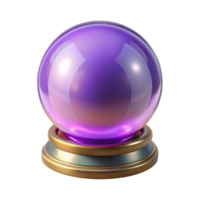 elegant rustic A Mystical Oracle Gazing Into a Crystal Bal authentic png