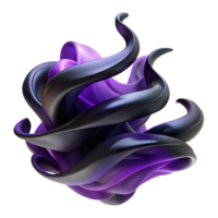 impressive vintage Flowing Ribbons of Smoke in Shades of Deep authentic png