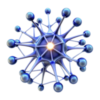 extraordinary abstract A Complex Network of Interconnected Neuro professional png