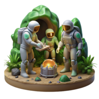 elegant rustic A Team of Explorers in Advanced Spacesui exclusive png