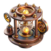 elegant traditional An Intricate Clockwork Device Spins And authentic png
