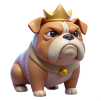 wonderful abstract A Grumpy Looking Bulldog Wearing a Tiny high resolution png