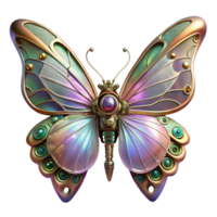 magnificent abstract A Delicate Steampunk Butterfly with Intr authentic png