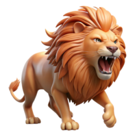 magnificent rustic A Fierce Lion Roaring in the African Sava premium png