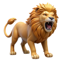 stunning abstract A Fierce Lion Roaring in the African Sava authentic png