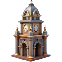 stunning traditional A Towering Art Nouveau Clock Tower with In original png