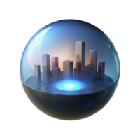 extraordinary traditional A Single Glowing Orb Hovering Above a Fu 4K png