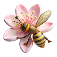 impressive rustic A Close Up of a Bee Collecting Pollen From detailed png
