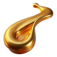 dramatic traditional A Stream of Flowing Liquid Gold Illumin authentic png
