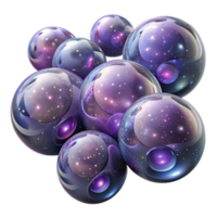 dramatic artistic A Field of Floating Translucent Orbs Fi high resolution png