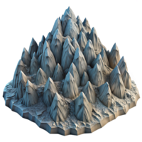 dramatic abstract A Complex Three Dimensional Fractal Rese 4K png