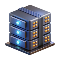 vibrant classic A Server Rack with Blinking Lights Compl original png