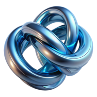 elegant abstract Intertwined Metallic Ribbons Flowing Like authentic png