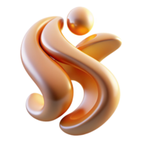 serene contemporary An Abstract Representation of the Human Fo 4K png