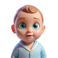 magnificent minimalist A Baby with Wide Innocent Eyes Wearing high quality png