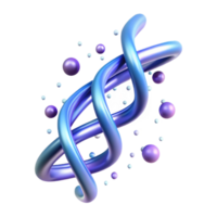 stunning artistic A Dna Double Helix Rotating Slowly Compos high resolution png