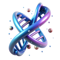 dramatic rustic A Dna Double Helix Rotating Slowly Compos 4K png