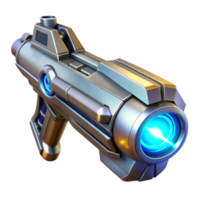 serene artistic A Futuristic Weapon Sleek Metallic Design original png