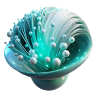 deslumbrante clássico a abstrato representação do dados fluxo você 4k png