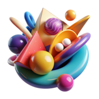 dramatic artistic A Dynamic Flowing Composition of Abstrac detailed png