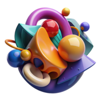 elegant artistic A Dynamic Flowing Composition of Abstrac exclusive png