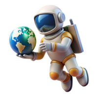 magnificent modern A Lone Astronaut Floating in Space Holdi authentic png
