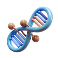 elegant artistic A Dna Strand Morphing Into a Binary Code 4K png