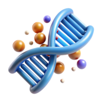 elegant artistic A Dna Strand Morphing Into a Binary Code high resolution png