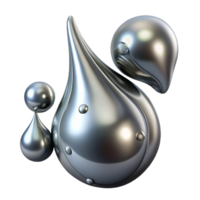 extraordinary traditional Mercury Droplets Merging and Separating high quality png
