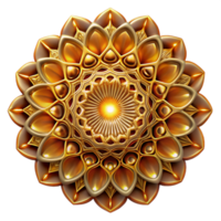 magnificent abstract A Complex Intricate Mandala Pattern Radia high quality png