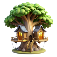 vibrant classic Treehouse Built Into a Giant Sequoia Tre high resolution png
