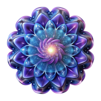 dramatic artistic A Complex Fractal Pattern Resembling a N genuine png