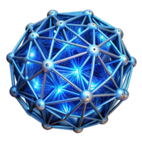 wonderful artistic A Web of Interconnected Glowing Lines Fo authentic png