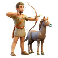 magnificent abstract A Wise Centaur Teaching Archery to a You premium png