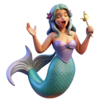 elegant traditional A Siren Luring Sailors with Her authentic png