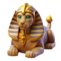 dramatic artistic A Mysterious Sphinx Posing a Riddle Des professional png