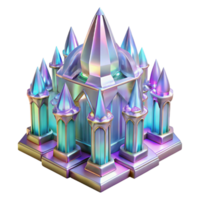 extraordinary vintage A Crystal Palace Shimmering Iridescent L detailed png