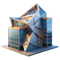 wonderful rustic A Deconstructivist Office Building Sharp premium png