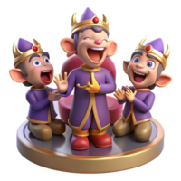 extraordinary artistic Imps Playing a Mischievous Prank high quality png