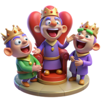 beautiful artistic A Group of Mischievous Imps Playing Prank authentic png