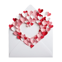 Artistic heart shaped frame with floral patterns isolated on transparent background png